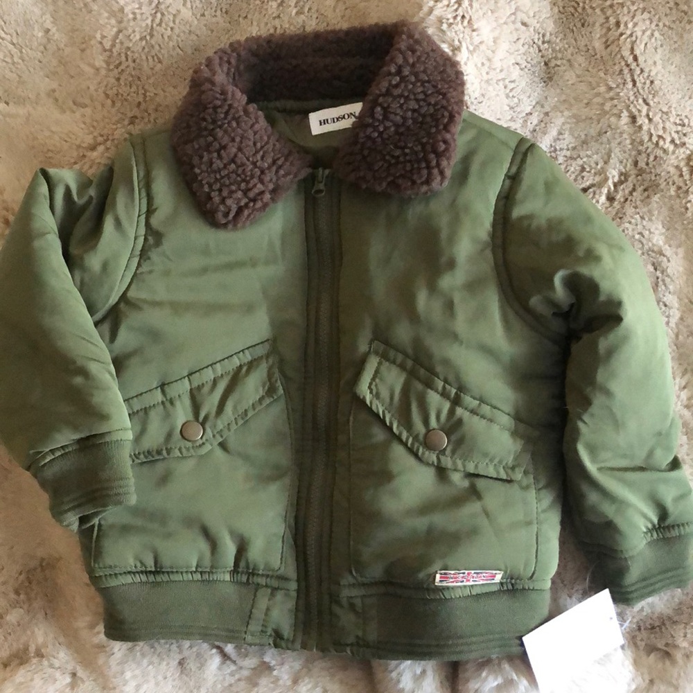 Hudson 🇬🇧 Baby Bomber Jacket NWT 24 mo.